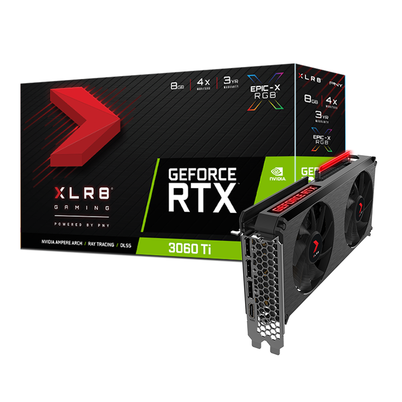 کارت گرافیک استوک PNY XLR8 RTX 3060 Ti REVEL EPIC-X