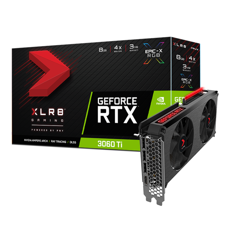 کارت گرافیک استوک PNY XLR8 RTX 3060 Ti REVEL EPIC-X